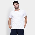 Men's Round Neck Half Sleeves T-Shirt , White, small image number null