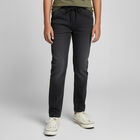 Boys' Charcoal Black Regular Fit Jogger Jeans, हल्का ग्रे, small image number null