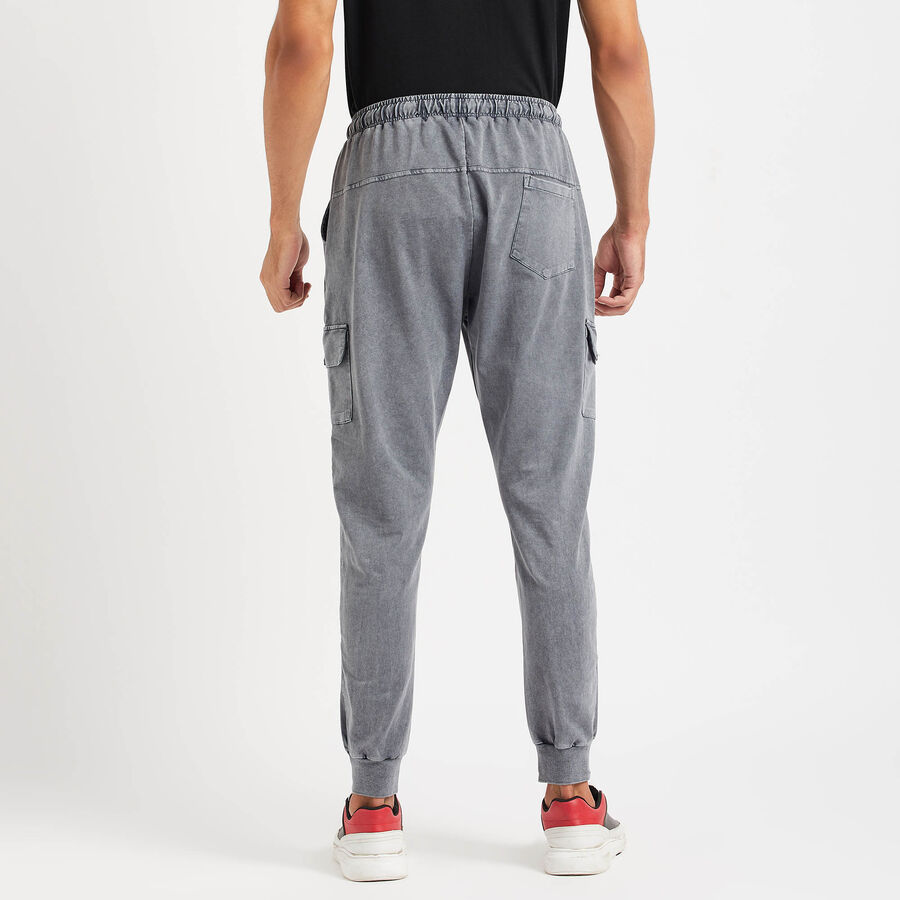 Overdyed Track Pants, Melange Mid Grey, large image number null