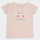 Girls' T-Shirt , हल्का गुलाबी, small image number null