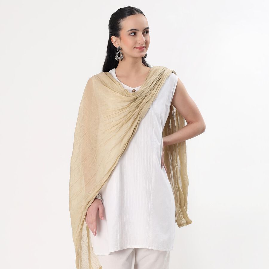 Ladies' Dupatta, गहरा पीला, large image number null