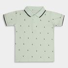 Boys' 100% Cotton Half Sleeves T-Shirt, Light Green, small image number null
