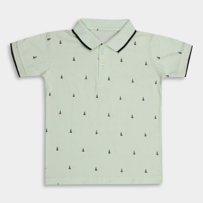 Boys' 100% Cotton Half Sleeves T-Shirt