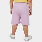 Infants Lilac Cotton Half Pant, Lilac, small