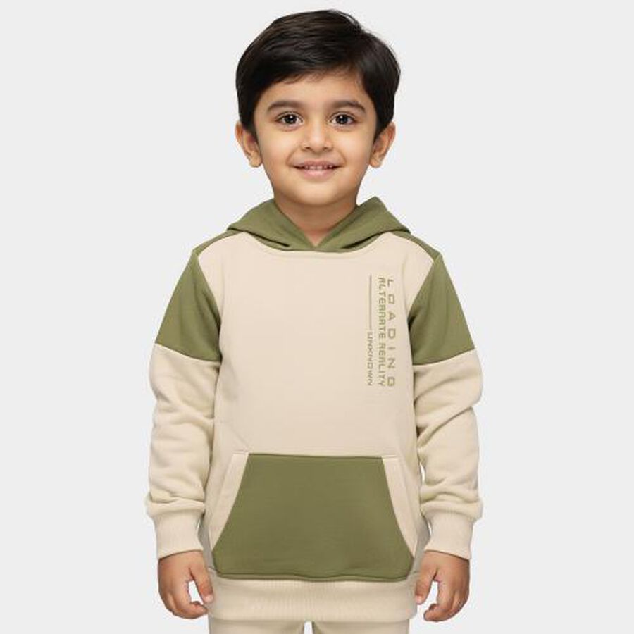 Boys' Sweatshirt, ओलिव, large image number null