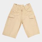 Boys Cotton Solid Jamaican, Beige, small image number null
