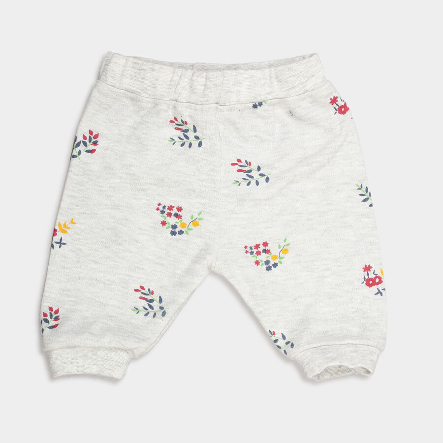 Infants Printed Pyjama, Melange Light Grey, large image number null