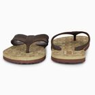 Men's Beige Flip-Flops, गहरा पीला, small