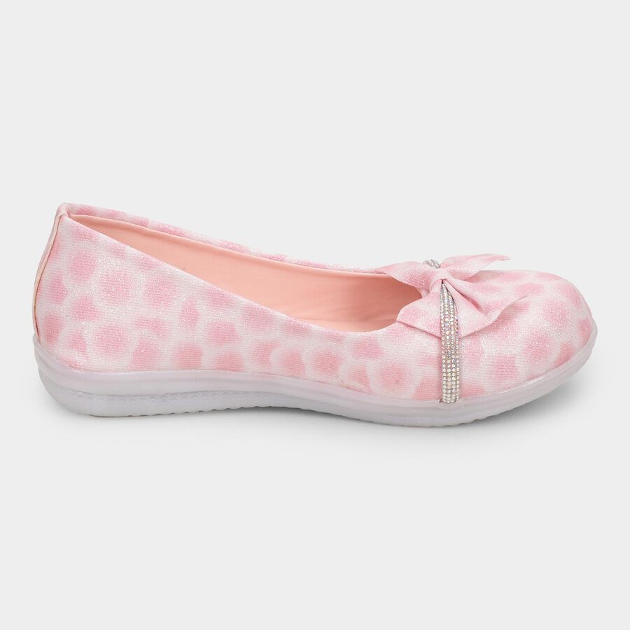 Girls' Sandal with Back Strap, Peach, large image number null