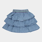 Girls Skirt, Mid Blue, small image number null