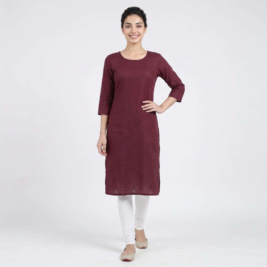 Women's White Cotton Blend Elastic Waist Stretch Churidar, सफ़ेद, large