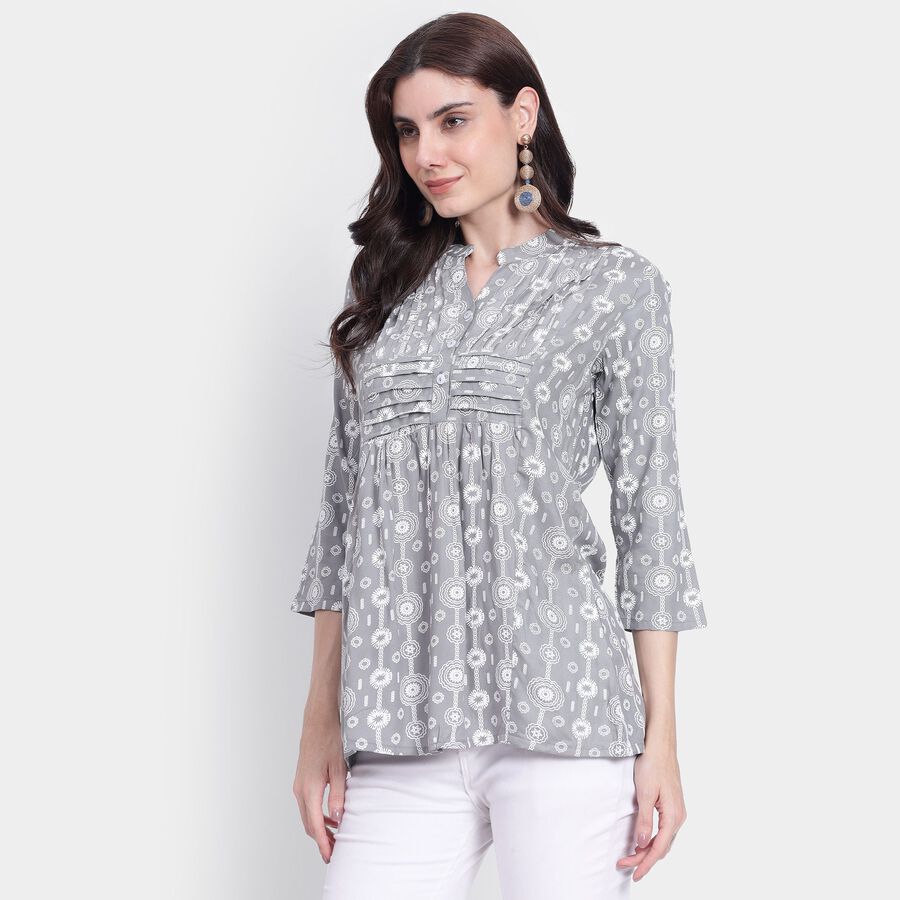 Ladies' Kurta, Light Grey, large image number null