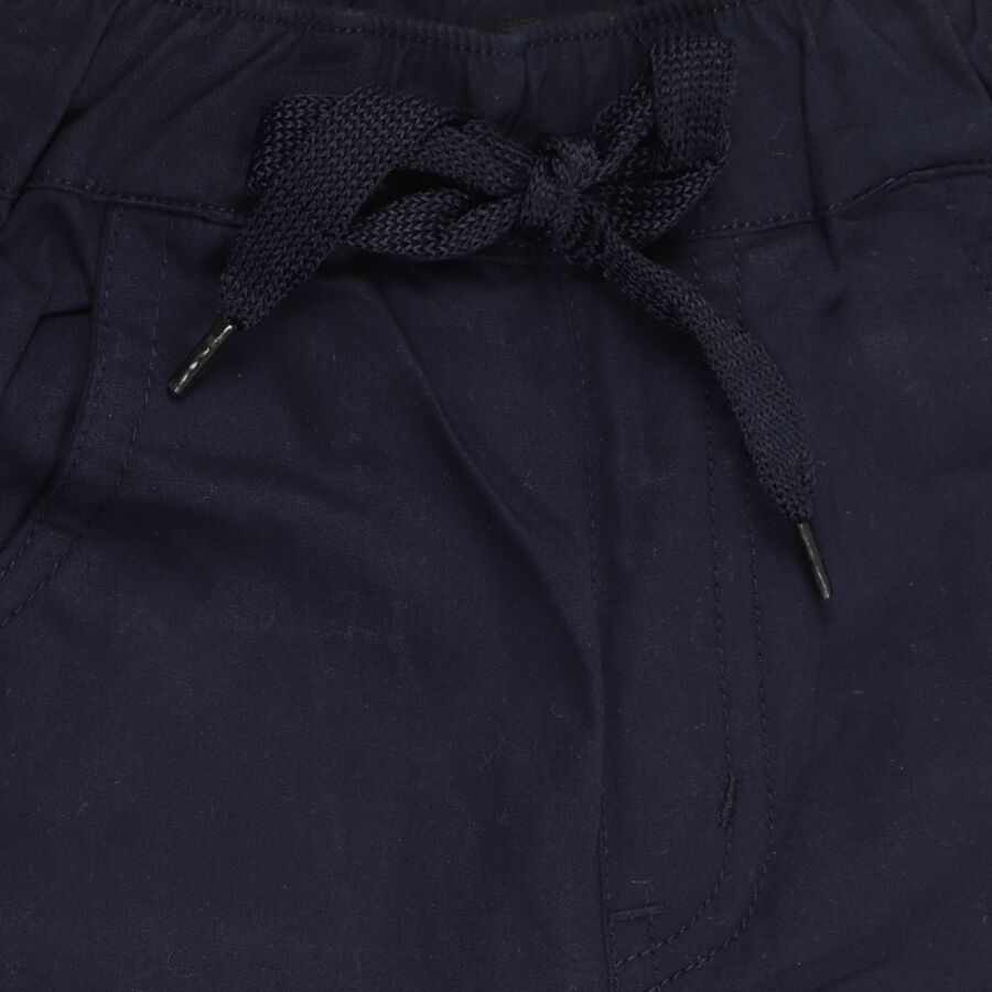 Boys'100% Cotton Trousers, नेवी ब्लू, large image number null