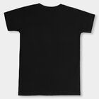 Boys' Half Sleeves T-Shirt , काला, small image number null
