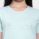 Round Neck T-Shirt, हल्का हरा, small image number null