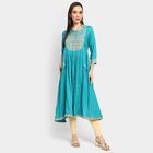 Ladies' Kurta, Mid Blue, small image number null