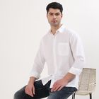 Men's Casual Shirt, सफ़ेद, small image number null