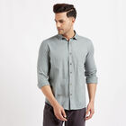 Cotton Solid Casual Shirt, Dark Grey, small image number null