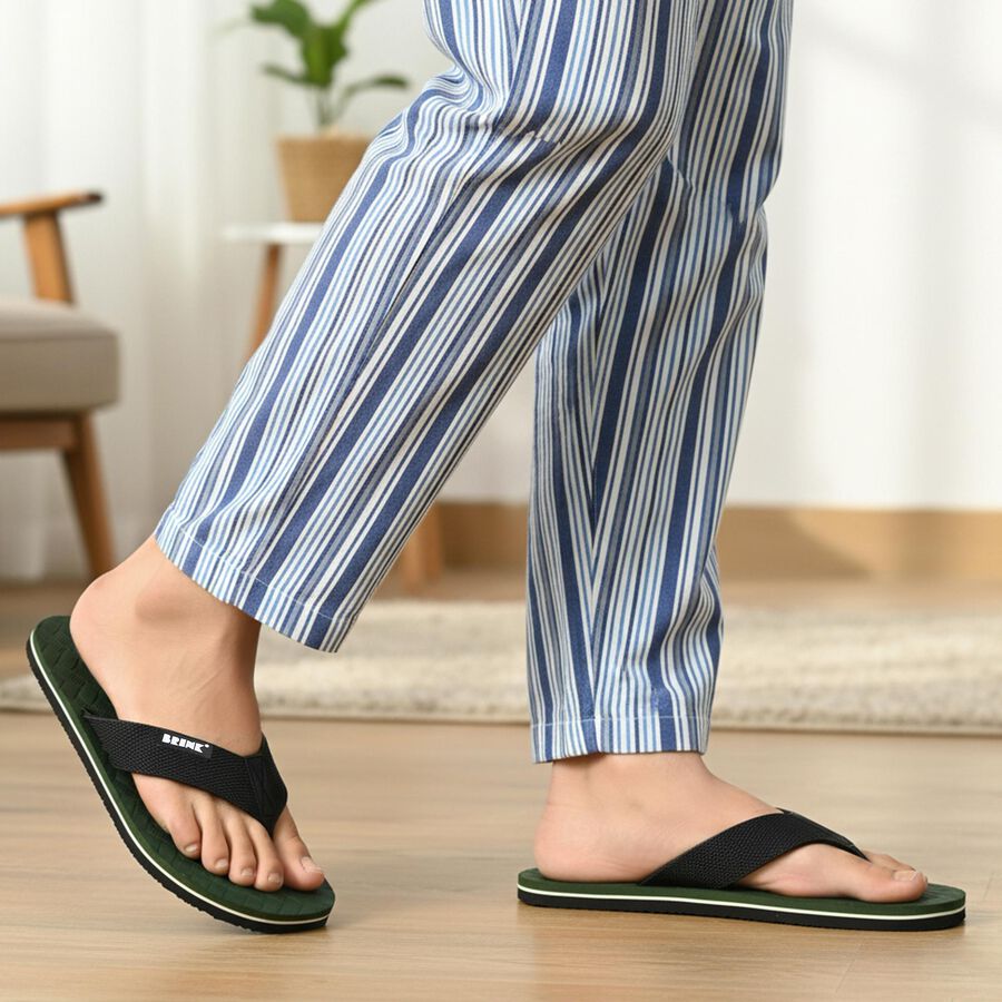 Men's Slipper, हरा, large