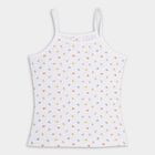 Girls' 100% Cotton Vest (Pack of 2), White, small image number null