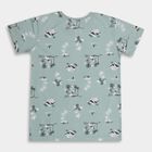 Boys' 100% Cotton Half Sleeves T-Shirt , Light Green, small image number null