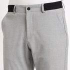 Men's Slim Fit Casual Trousers , हल्का ग्रे, small image number null