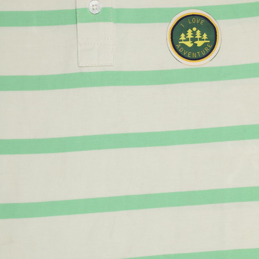 Boys' 100% Cotton Half Sleeves T-Shirt , ऑफ व्हाइट, large image number null