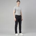 Men's Dark Grey Slim Fit Washed Jeans, गहरा ग्रे, small
