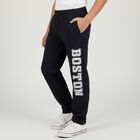 Boys' Dark Navy Blue Boston Printed Cotton Blend Pyjama, नेवी ब्लू, small image number null