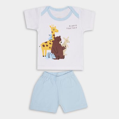 Infant Boys' 100% Cotton Baba Suit