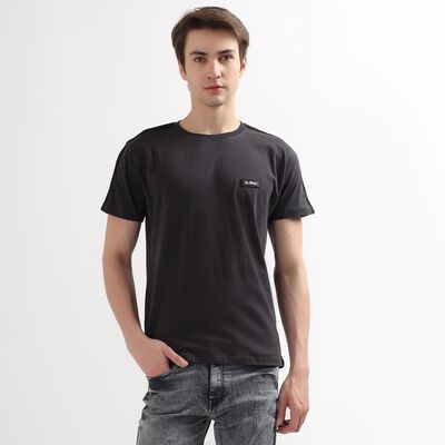 Men's 100% Cotton Round Neck Half Sleeves T-Shirt