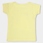 Girls' 100% Cotton T-Shirt , Yellow, small image number null