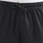 Men's Regular Fit Basic Bermuda Shorts, Charcoal, small image number null
