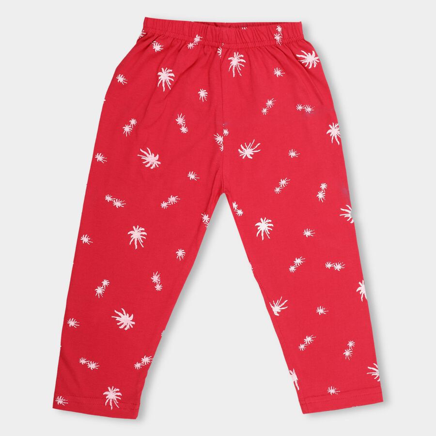 Girls' Pyjama , मूँगा (कोरल), large
