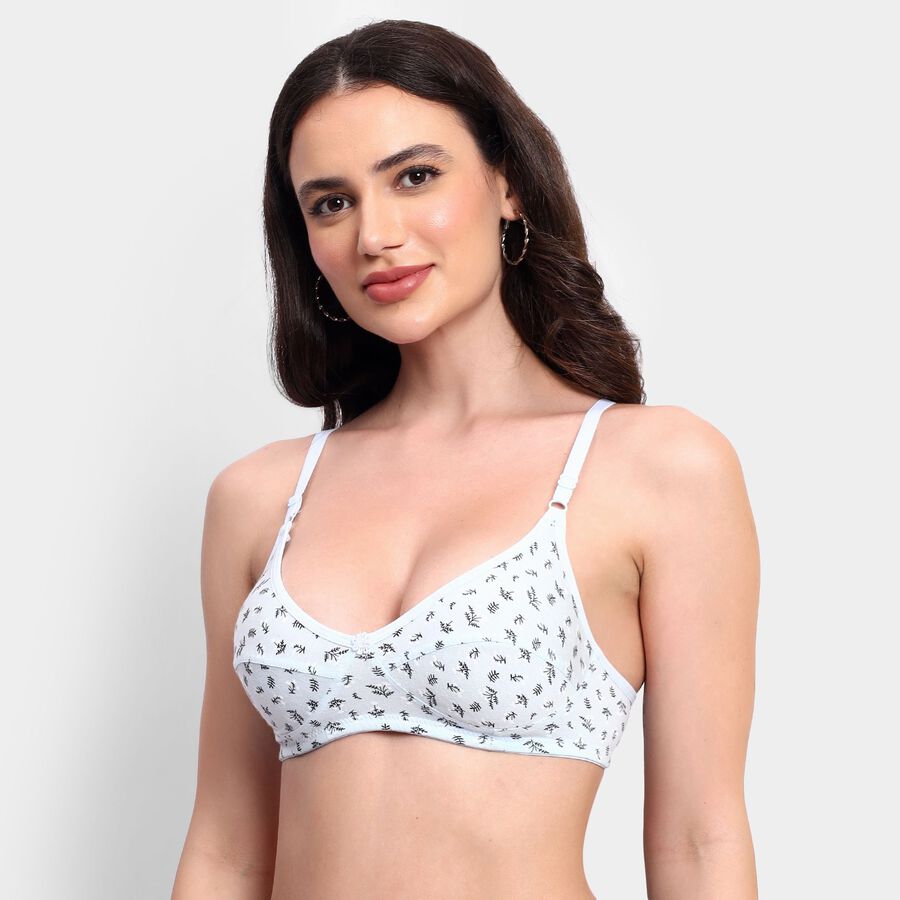 Ladies' Non-Padded Bra, हल्का नीला, large image number null