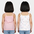 Girls Pink Cotton Vest, हल्का गुलाबी, small