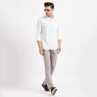 Cotton Solid Casual Shirt, White, small image number null
