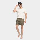 Men's Olive Green Classic Fit Solid Boxers, Olive, small