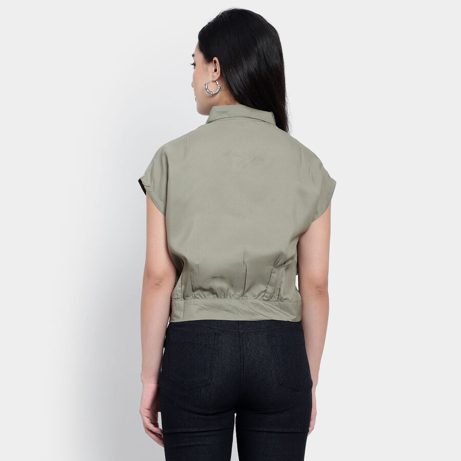 Solid Shirt, Olive, large image number null