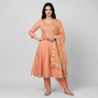 Women's Peach Embellished Ethnic Set, Peach, small