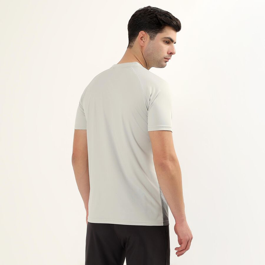 Men's Drifit T-Shirt, हल्का ग्रे, large