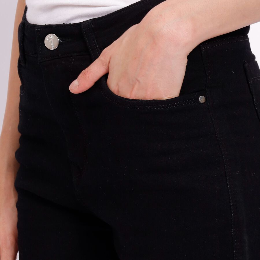 Ladies' Jeans, Black, large image number null