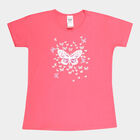Girls Cotton T-Shirt, Pink, small image number null