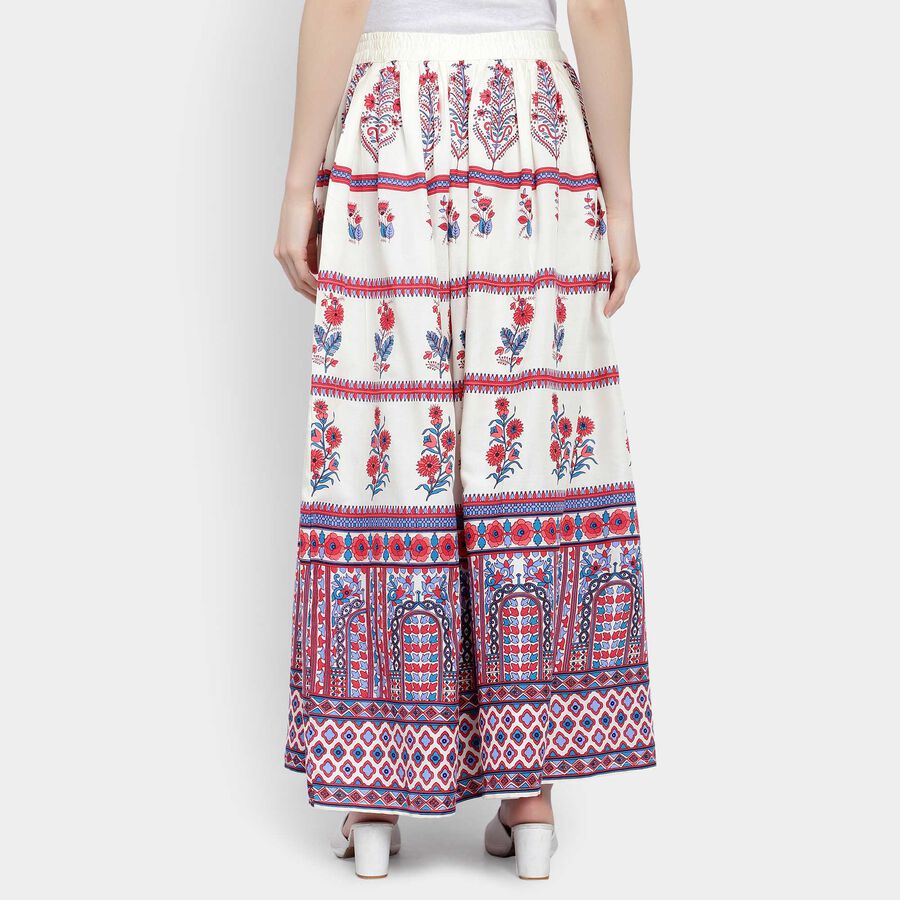 Solid Lehenga Skirt, सफ़ेद, large image number null