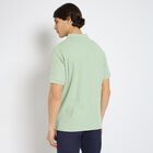 Men's Collared Half Sleeves T-Shirt , Light Green, small