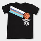 Boys' 100% Cotton Half Sleeves T-Shirt, Black, small image number null