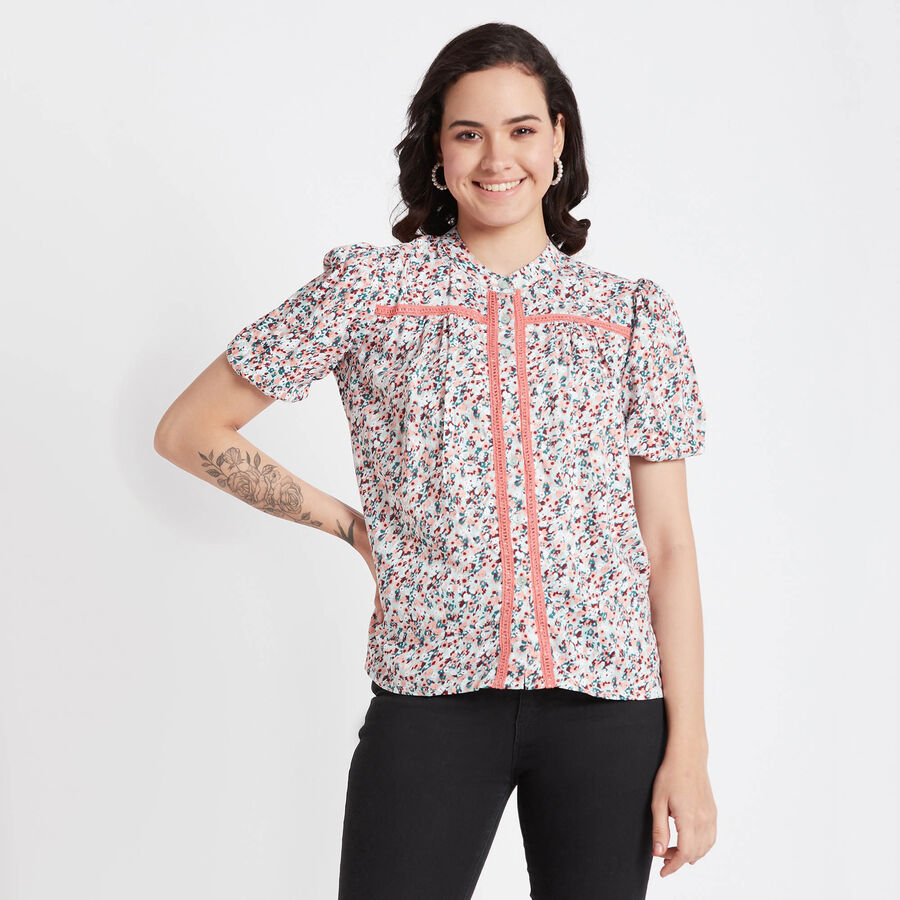 All Over Print Shirt, हल्का हरा, large image number null