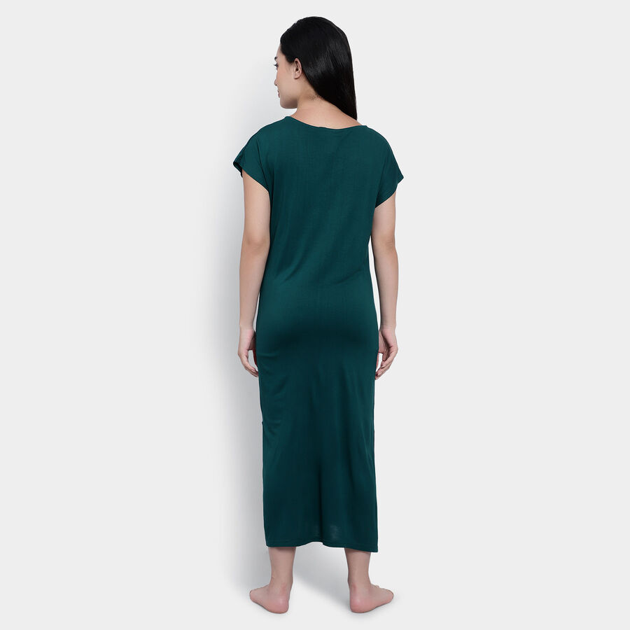 All Over Print Nighty, Dark Green, large image number null