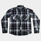 Boys' Navy Blue Cotton Casual Shirt, Navy Blue, small