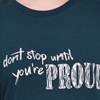 Ladies' Round Neck T-Shirt, गहरा हरा, small image number null